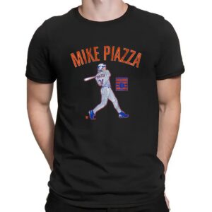 Mike Piazza Slugger Swing Baseball Player T Shirt