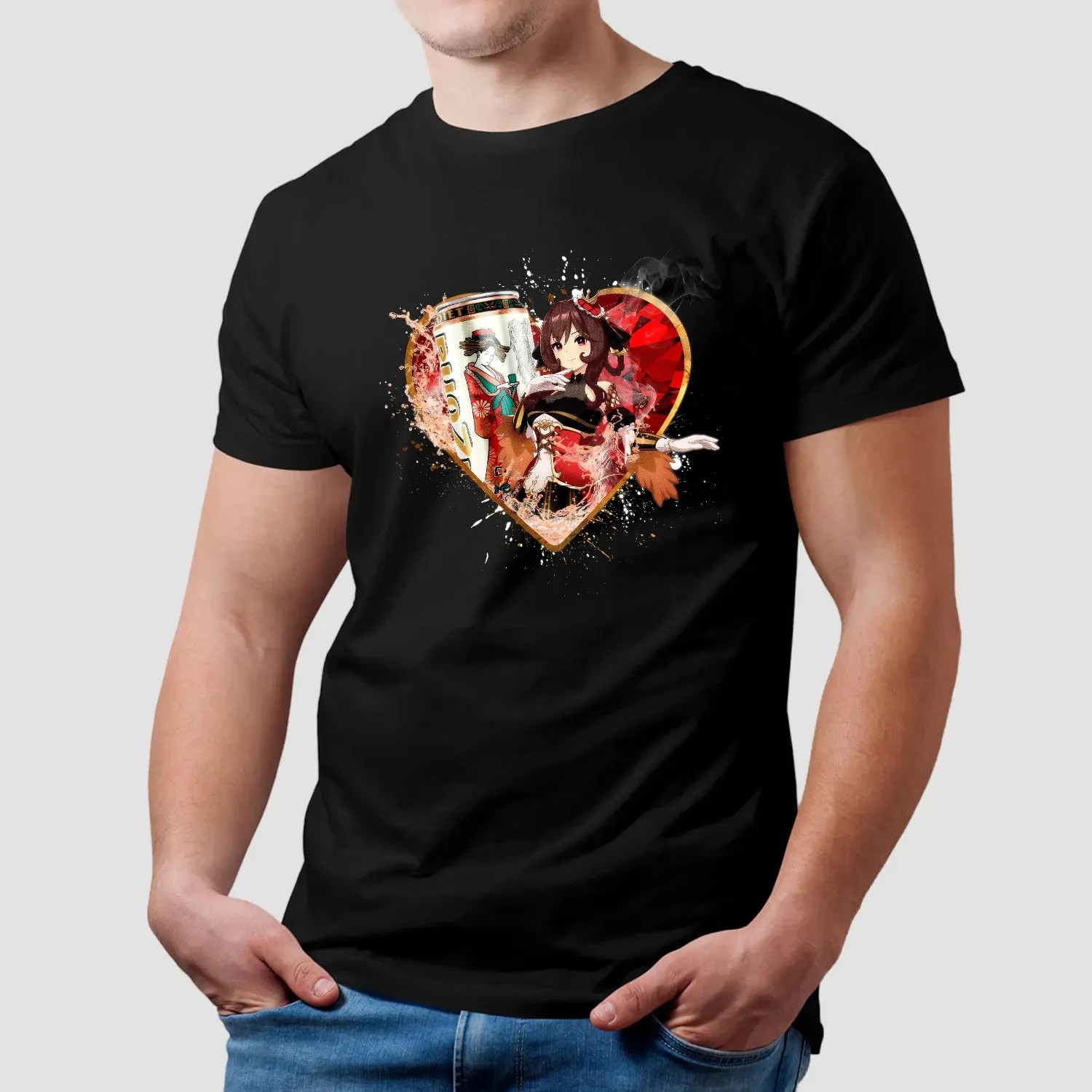 Gentildonna Uma Musume Pretty Derby Arizona Diet Green Tea Anime T Shirt