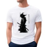 Japanese Samurai Warrior Manga Anime Ink Graphic T Shirt