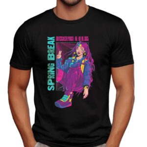 Sputnik Spring Break Festival Superheldin 2025 T Shirt