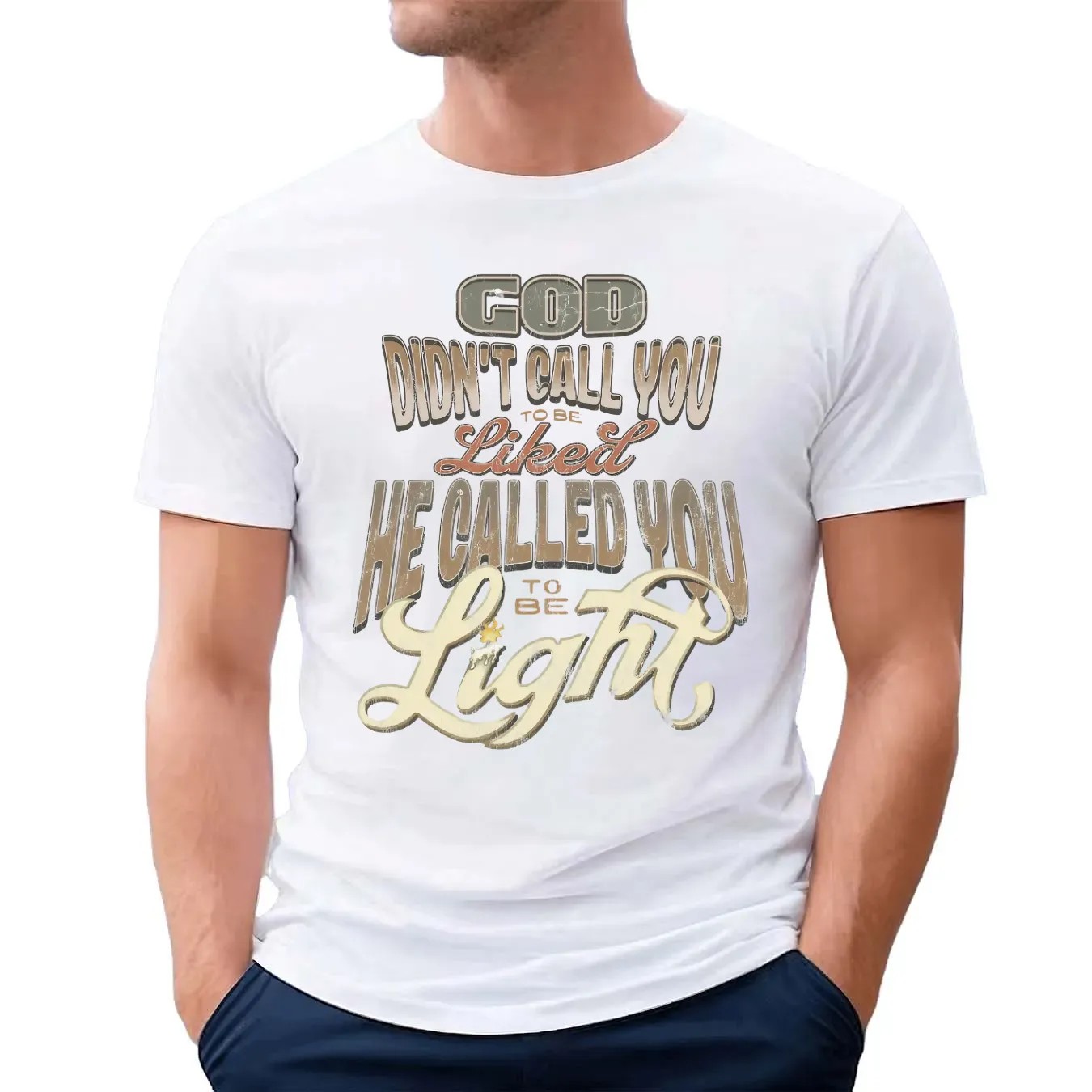 God Didn't Call You To Be Licked He Called You To Be The Light Christian T Shirt