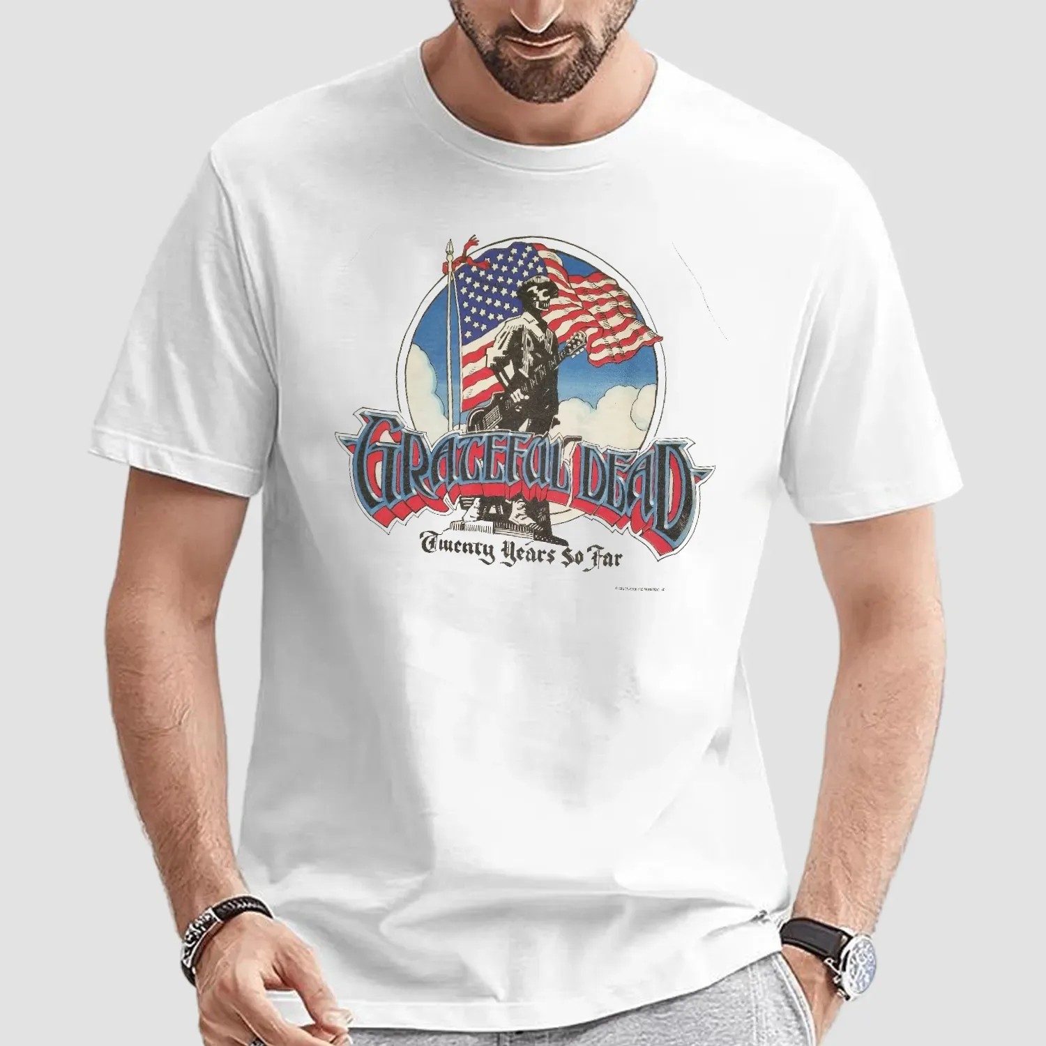 Grateful Dead 1985 Twenty Years So Far Vintage Band T Shirt