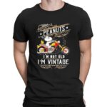 Snoopy The Peanuts Riding Motorcycle I’m Not Old I’m Vintage T Shirt