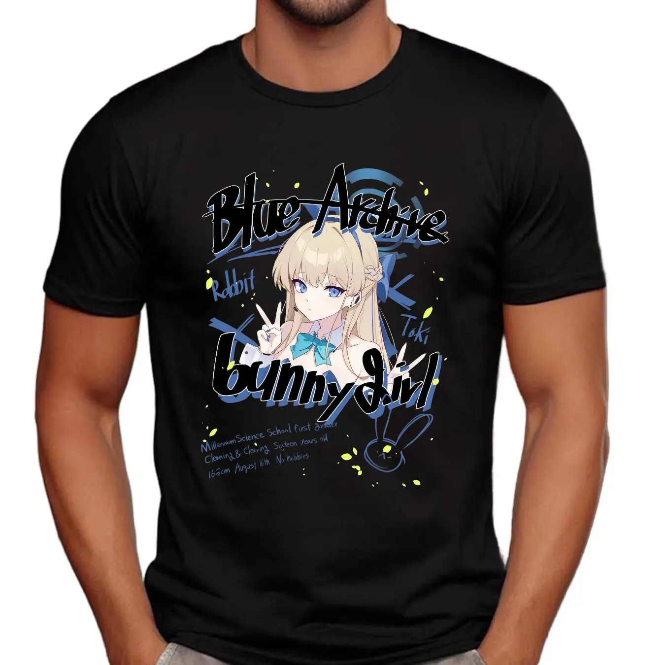 Ham Star Venue Asukauma Blue Archive Toki Bunny Girl Rabbit T Shirt