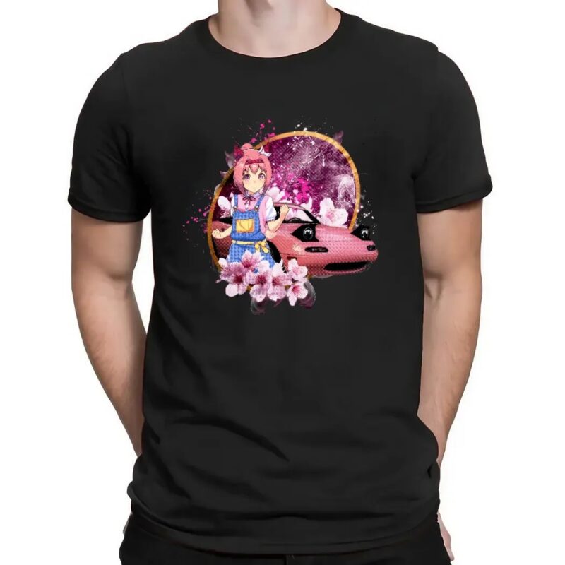Haru Urara Uma Musume Pretty Derby Pink Mazda Miata Sakura Anime T Shirt