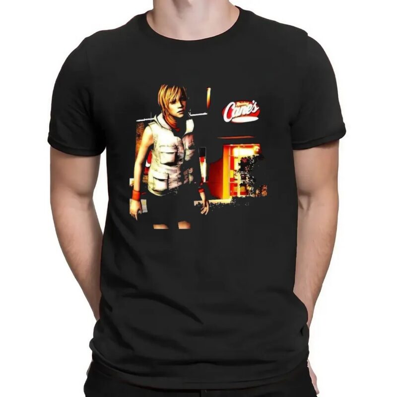 Heather Mason Silent Hill At Raising Cane’s Restaurants Vintage T Shirt 2
