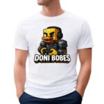 Doni Bobes Gamer Pixel Art Duck Minecraft T Shirt