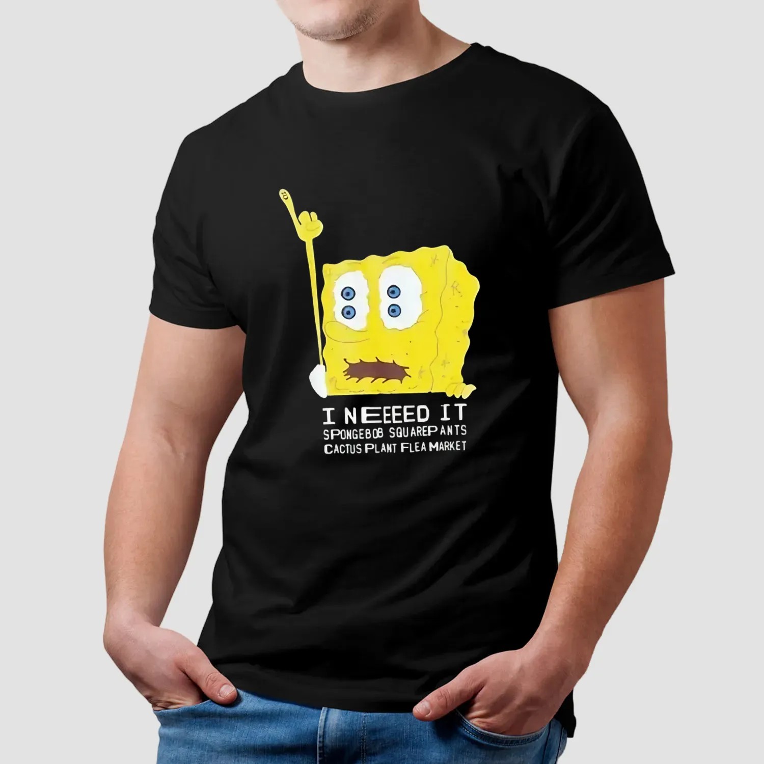 I Don’t Need It Spongebob Cactus Plant Flea Market T Shirt