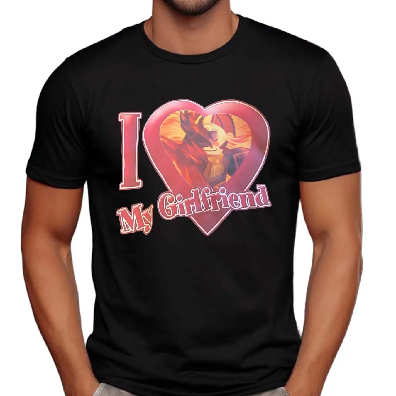 I Love My Girlfriend Firebrand Phighting Meme T Shirt