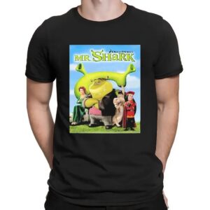 The Bad Guys 2 Mr Shark Collab With Shrek T Shirt