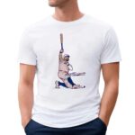 Kyle Schwarber Philadelphia Phillies Swing-Off Superstar Pose Signature T Shirt