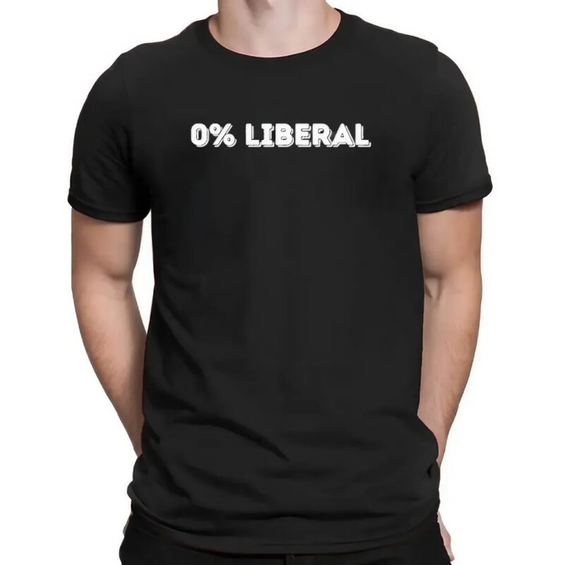 Jen Wearing 0% Liberal T Shirt