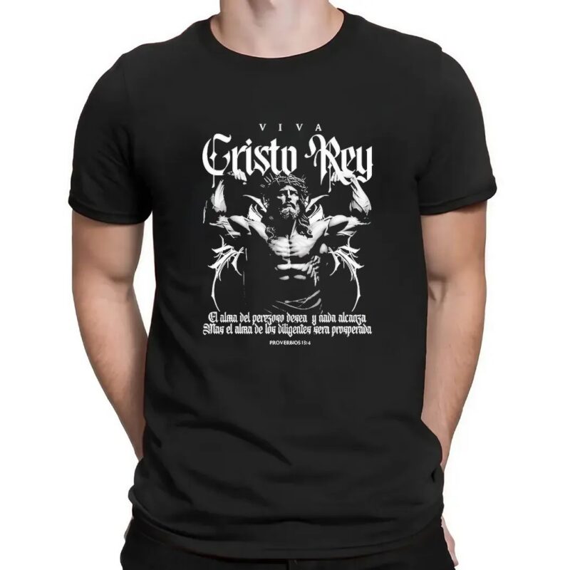 Jesus Viva Cristo Rey Long Live Christ The King T shirt