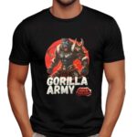 GORILLA Army swabs up next show t shirt