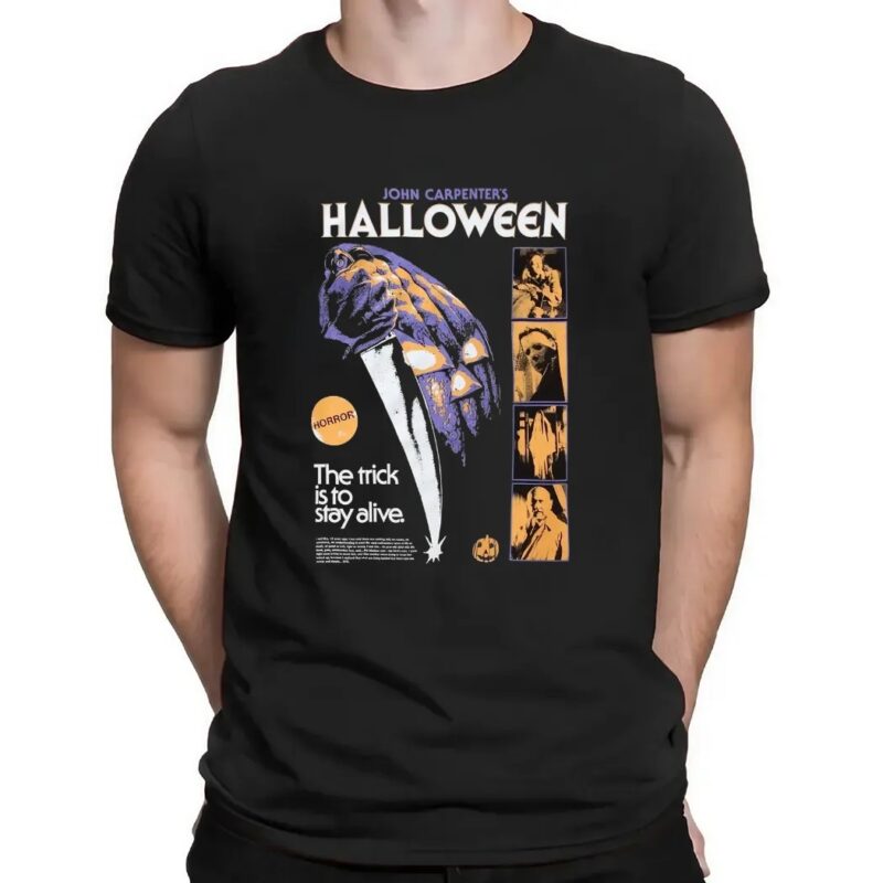 John Carpenter's Halloween The Trick Is To Stay Alive T Shirt