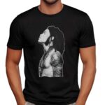 Lenny Kravitz Profile Outline T Shirt
