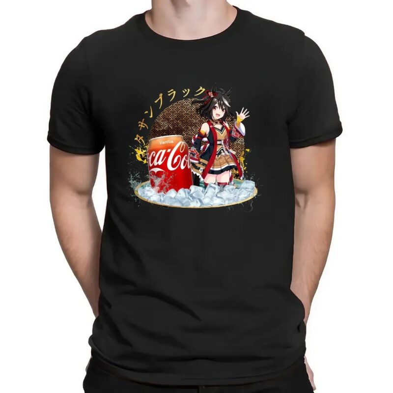 Kitasan Black Uma Musume Coca Cola Vanilla Mashup T Shirt