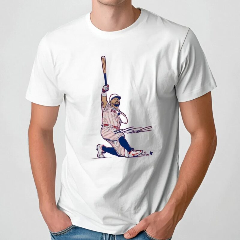 Kyle Schwarber Philadelphia Phillies Swing-Off Superstar Pose Signature T Shirt