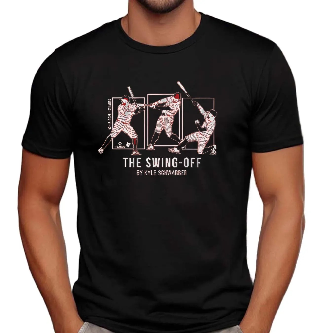 Kyle Schwarber Philadelphia Phillies The Swing-Off By Kyle Schwarber T Shirt