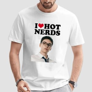Vernon I Heart Hot Nerds T Shirt