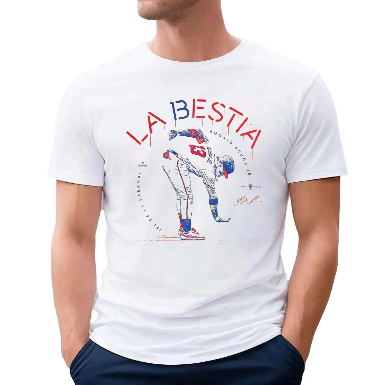 La Bestia Ronald Acuna Jr El De La Sabana T Shirt