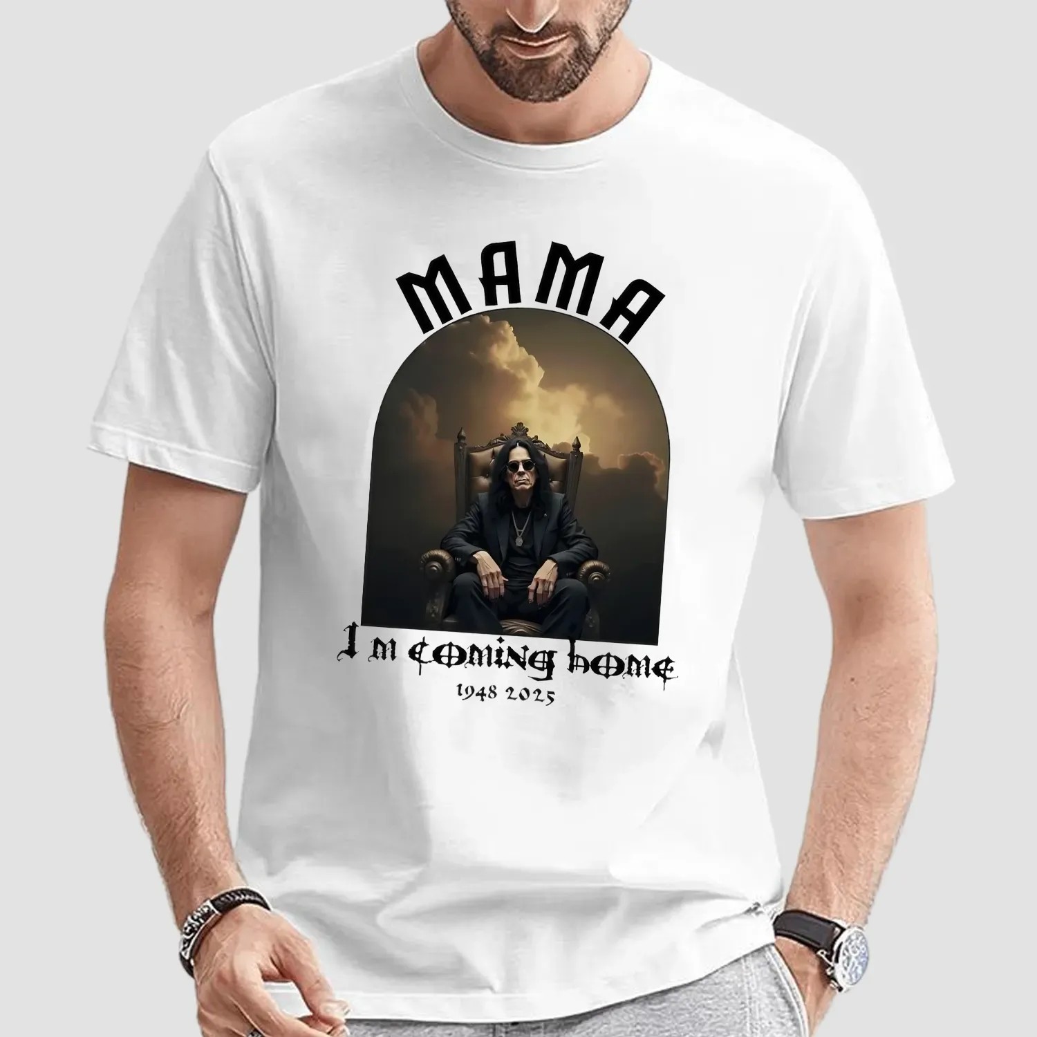 Mama I’m Coming Home Ozzy Osbourne RIP 1948 2025 Throne T Shirt