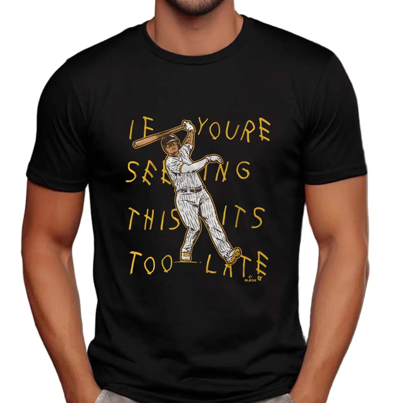 Manny Machado If You're Seeing This Its Too Late Lean Back T Shirt