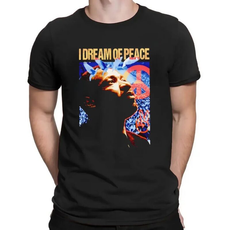 Martin Luther King I Dream Of Peace Graphic T Shirt