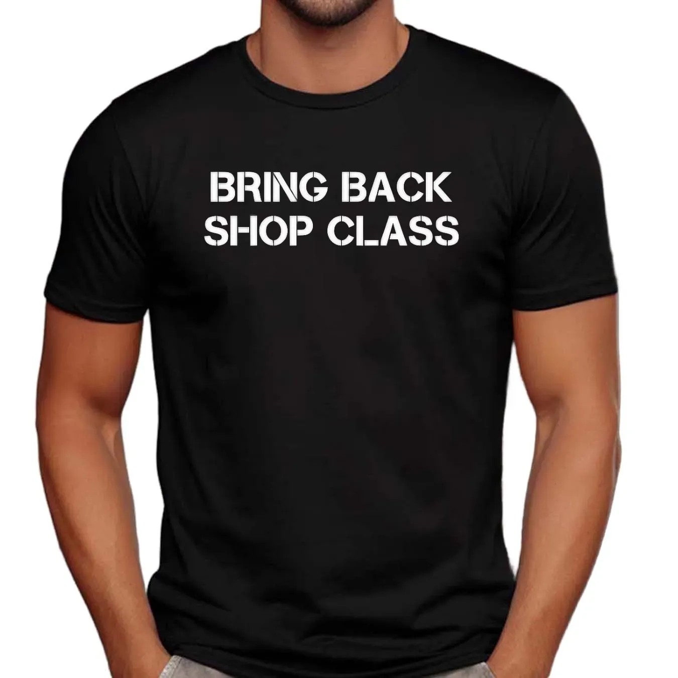 Mary Tiles Texas Bring Back Shop Class T Shirt