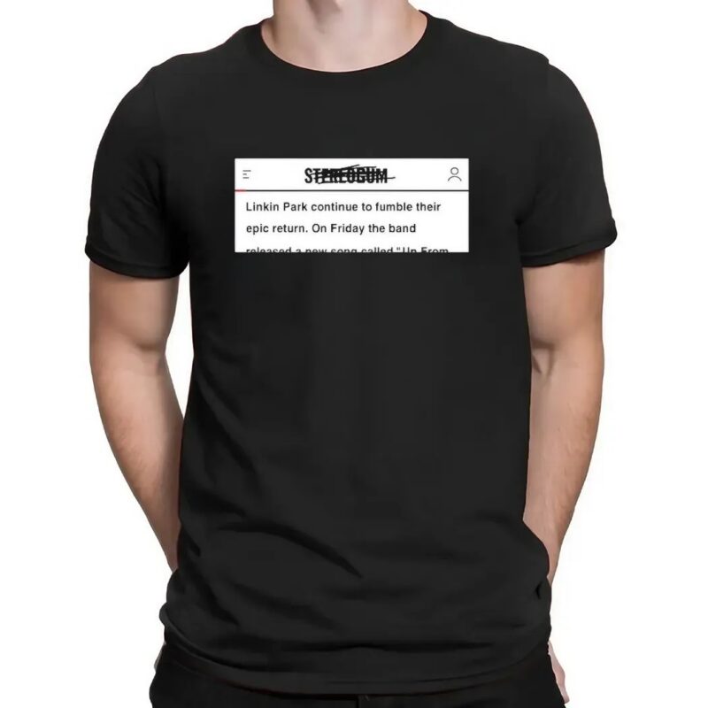Mike Shinoda Wearing Linkin Park Continue To Fumble The Epic Return On Friday The Band T Shirt