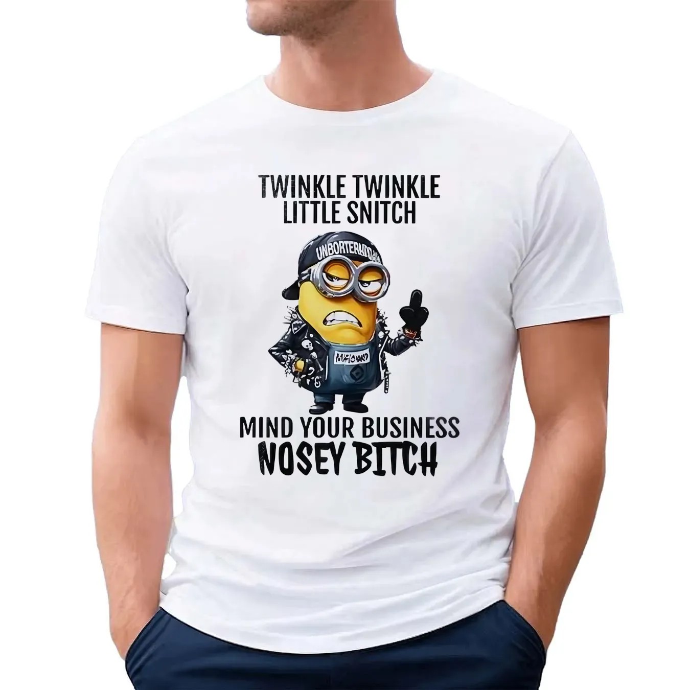 Minion Twinkle Twinkle Little Snitch Mind Your Business Nosey Bitch Meme T Shirt