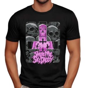 Smite Me Sky Daddy Skull T Shirt