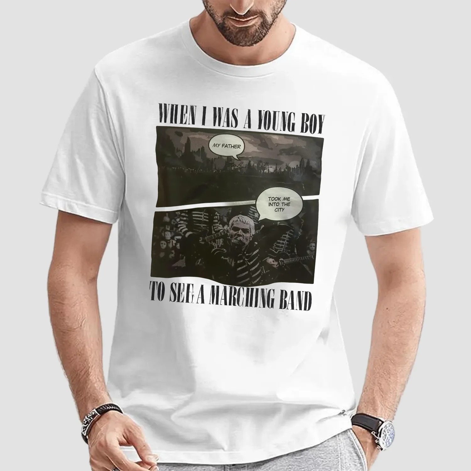 My Chemical Romance When Is Was A Young Boy My Father Took Me Into The City To See A Marching Band T Shirt