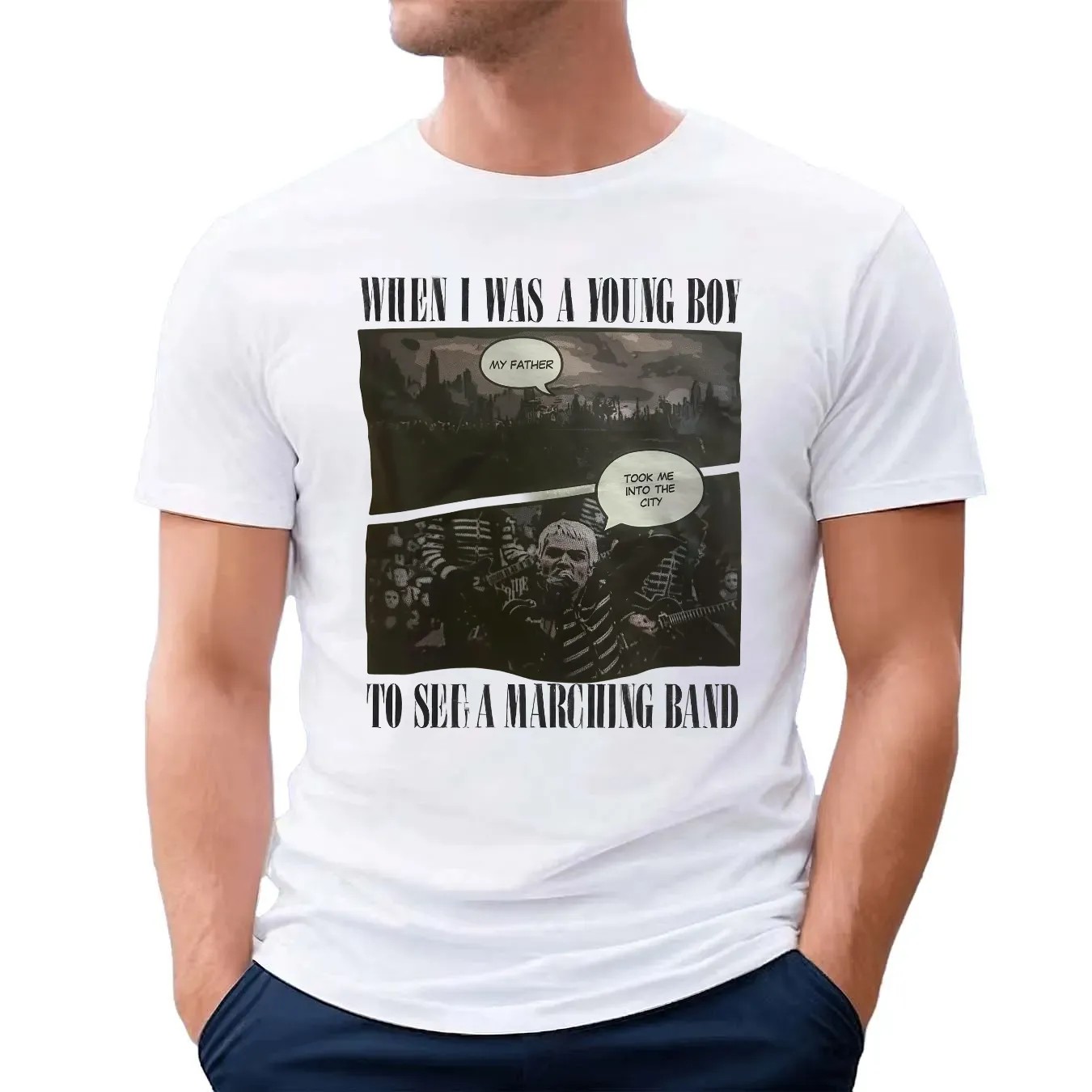 My Chemical Romance When Is Was A Young Boy My Father Took Me Into The City To See A Marching Band T Shirt