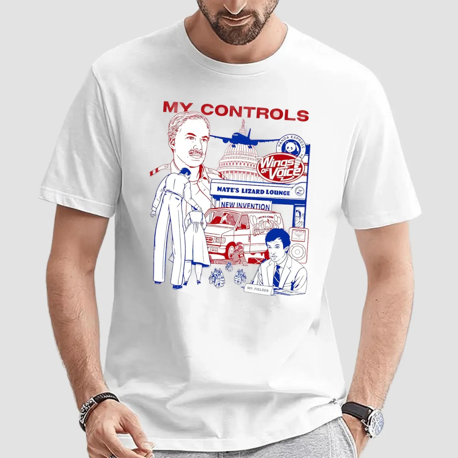 My Controls Wings Of Voices Nate’s Lizard Lounge New Invention T Shirt