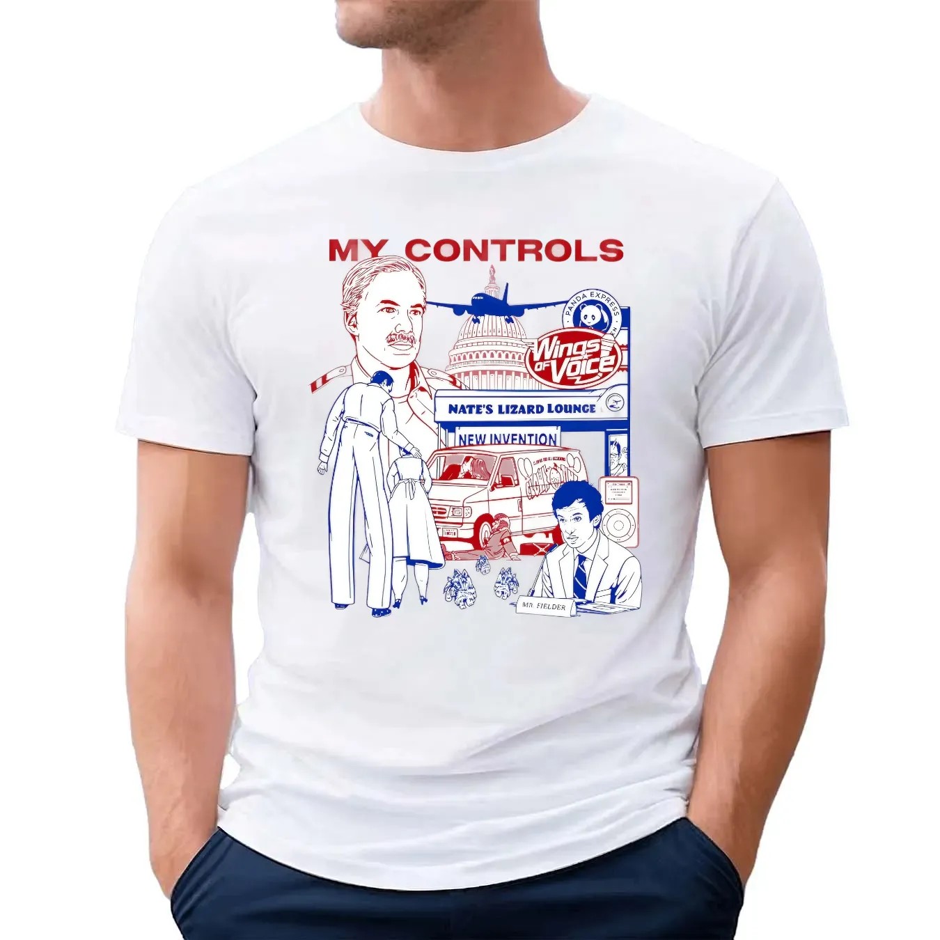 My Controls Wings Of Voices Nate’s Lizard Lounge New Invention T Shirt