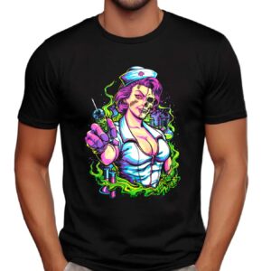 Midnight Nurse Second Dose Horror Graphic T Shirt