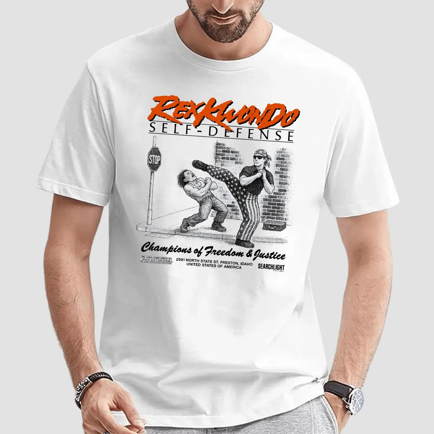 Napoleon Dynamite Rex Kwon Do Self Defense Champions Of Freedom And Justice T Shirt