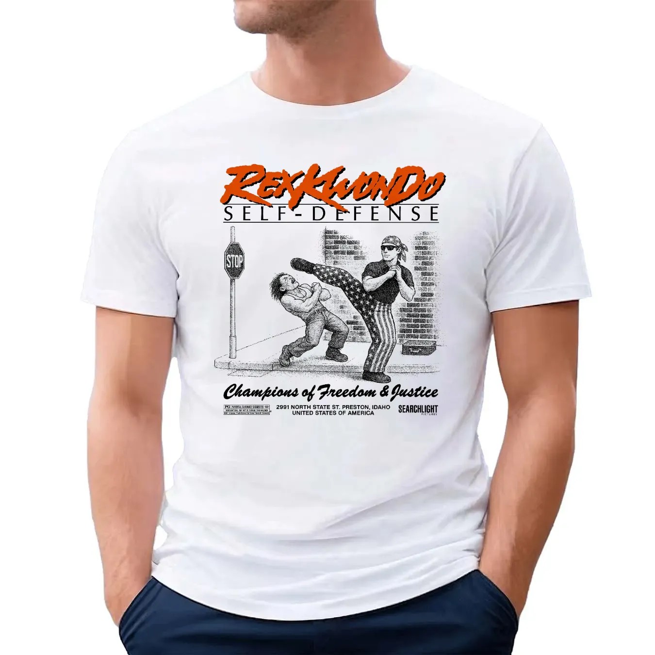 Napoleon Dynamite Rex Kwon Do Self Defense Champions Of Freedom And Justice T Shirt