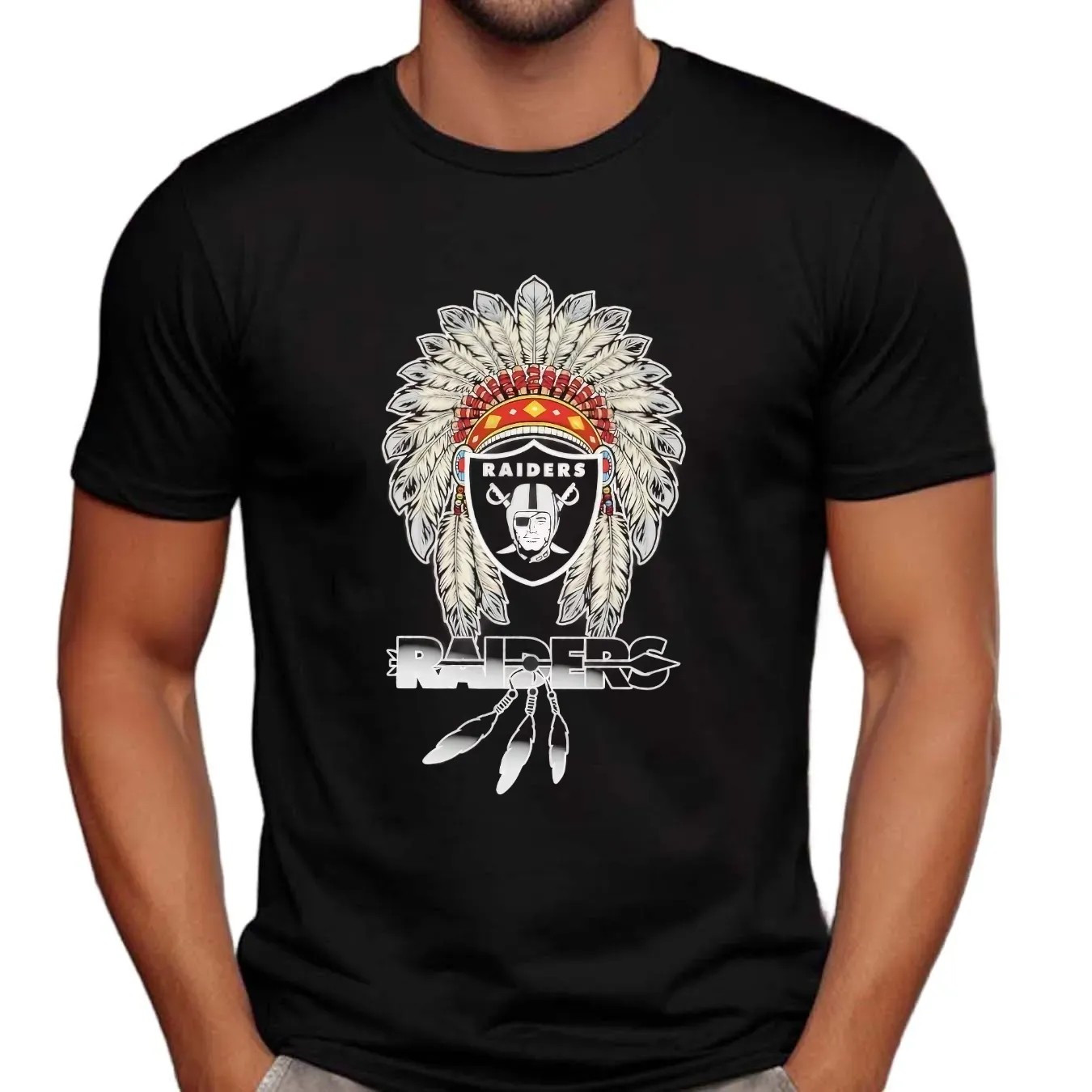 Nation Blood In My Veins Las Vegas Raiders Football In My Heart T Shirt