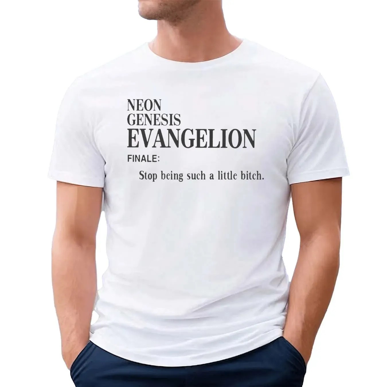 Neon Genesis Evangelion Finale Stop Being Such A Little Bitch T Shirt