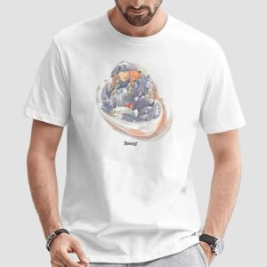 The Punisher Dangan Ronin Marvel Rivals Skin T Shirt