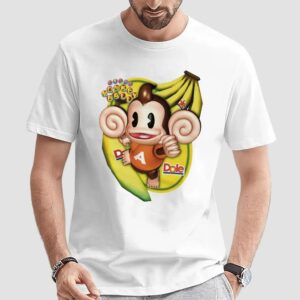 Super Monkey Ball Dole Banana Retro Video Game T Shirt