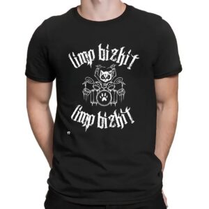 Limp Bizkit Evil Cat Drummer T Shirt