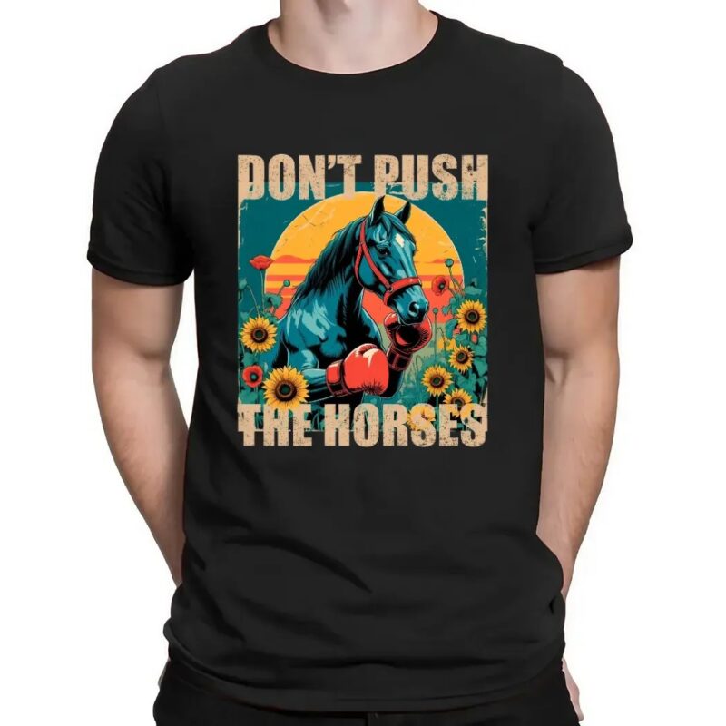 Oleksandr Usyk Ukrainian Boxer Don't Push The Horses T Shirt