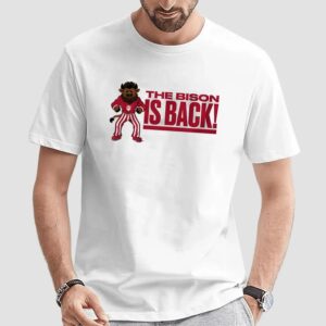 Indiana Hoosiers Hoosier The Bison Is Back Mascot T Shirt