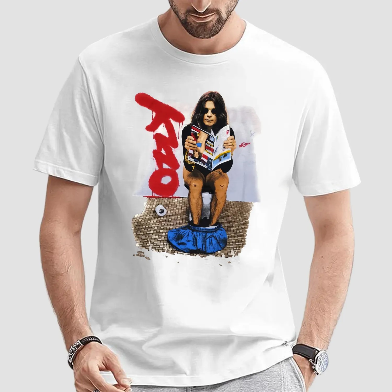 Ozzy Osbourne No More Tours 1992 Tour Double Sided T Shirt