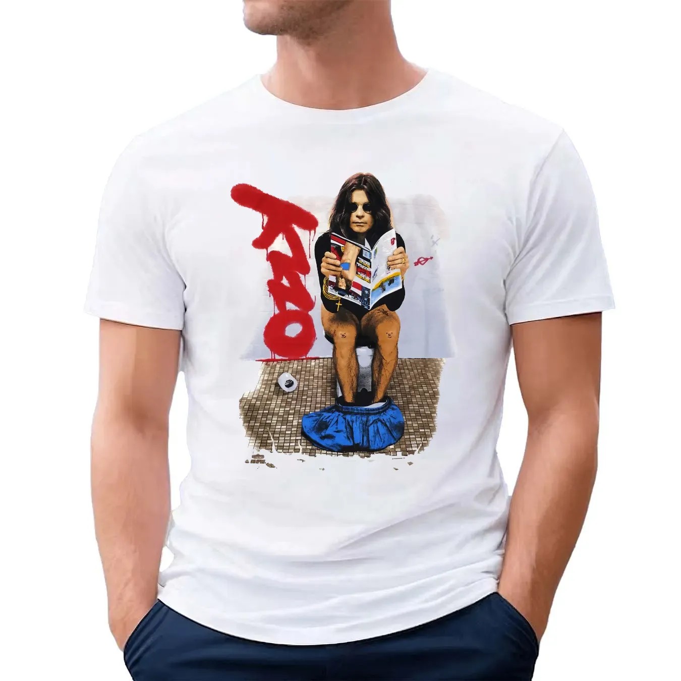 Ozzy Osbourne No More Tours 1992 Tour Double Sided T Shirt