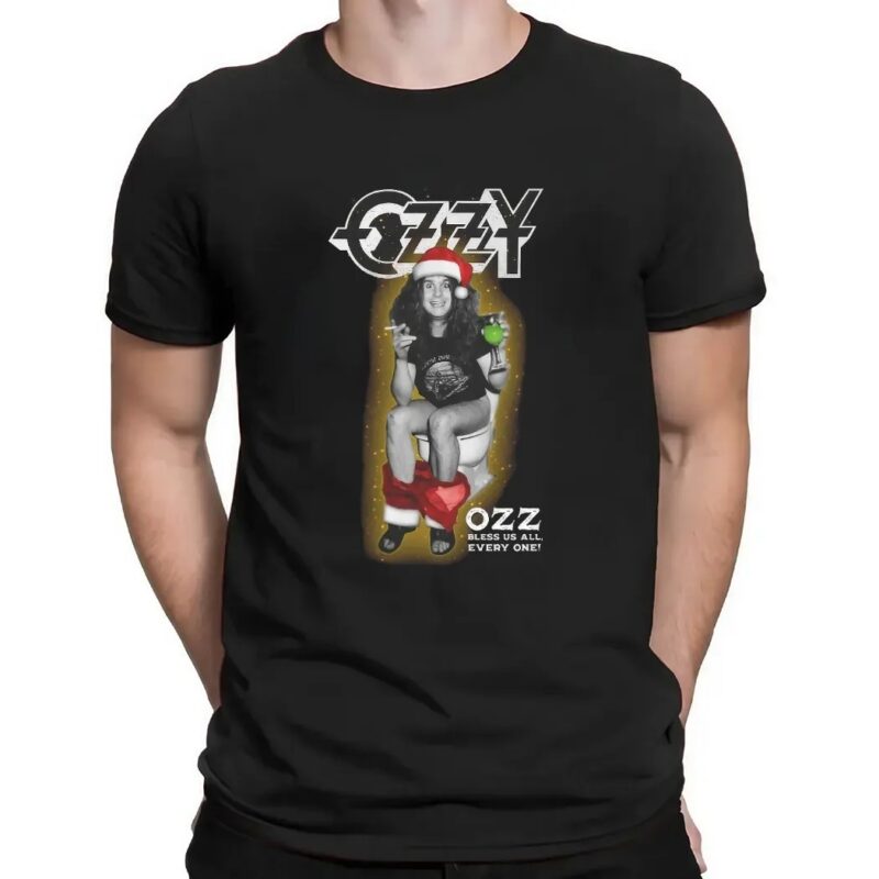 Ozzy Osbourne Santa Ozz Bless Us All Every One T Shirt