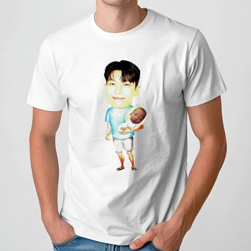 Papa Front Man Wi Ha Carry Player 222 Squid Game 3 Meme T Shirt